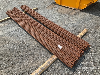 Quantity of (150) #6 (3/4) x 10 ft Rebar Metalli vari