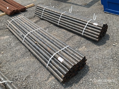 Quantity of (80) 2 1/2 in Sched. 40 8 ft P.V.C. Coated Pipe