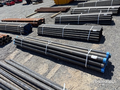 Quantity of (16) 3 in Sched. 40 Galvanized 10 ft P.V.C. Coated Pipe
