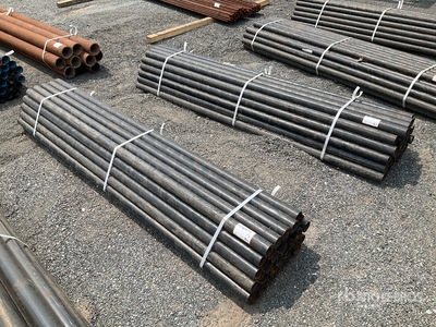 Quantity of (80) 2 1/2 in Sched. 40 8 ft P.V.C. Coated Pipe