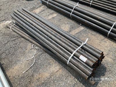 Quantity of (40) 2 1/2 in Sched. 40 8 ft P.V.C. Coated Pipe