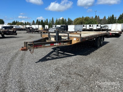 2010 PJ Trailers F8202 20 ft T/A Flatbed Trailer