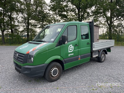 2015 Volkswagen Crafter 4x2 Crew Cab Crew Cab Flatbed Truck