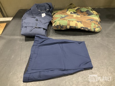 (41) Pairs of Trousers, (8) All-Weather Coats, (7) Smocks & Assorted Items