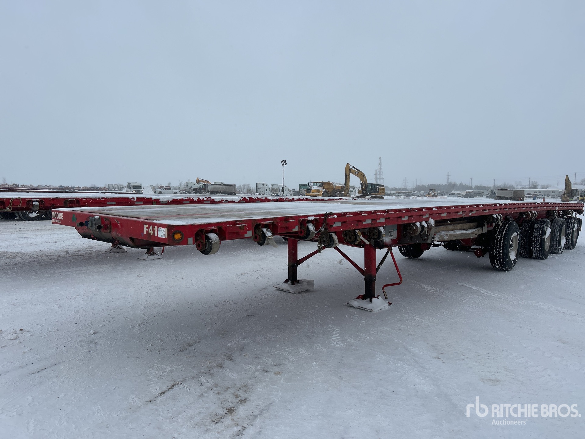 2021 Temisco 53 ft Quad/A Flatbed Trailer