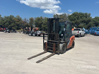 2021 Toyota 8FD35U 7050 lb Cushion Tire Forklift