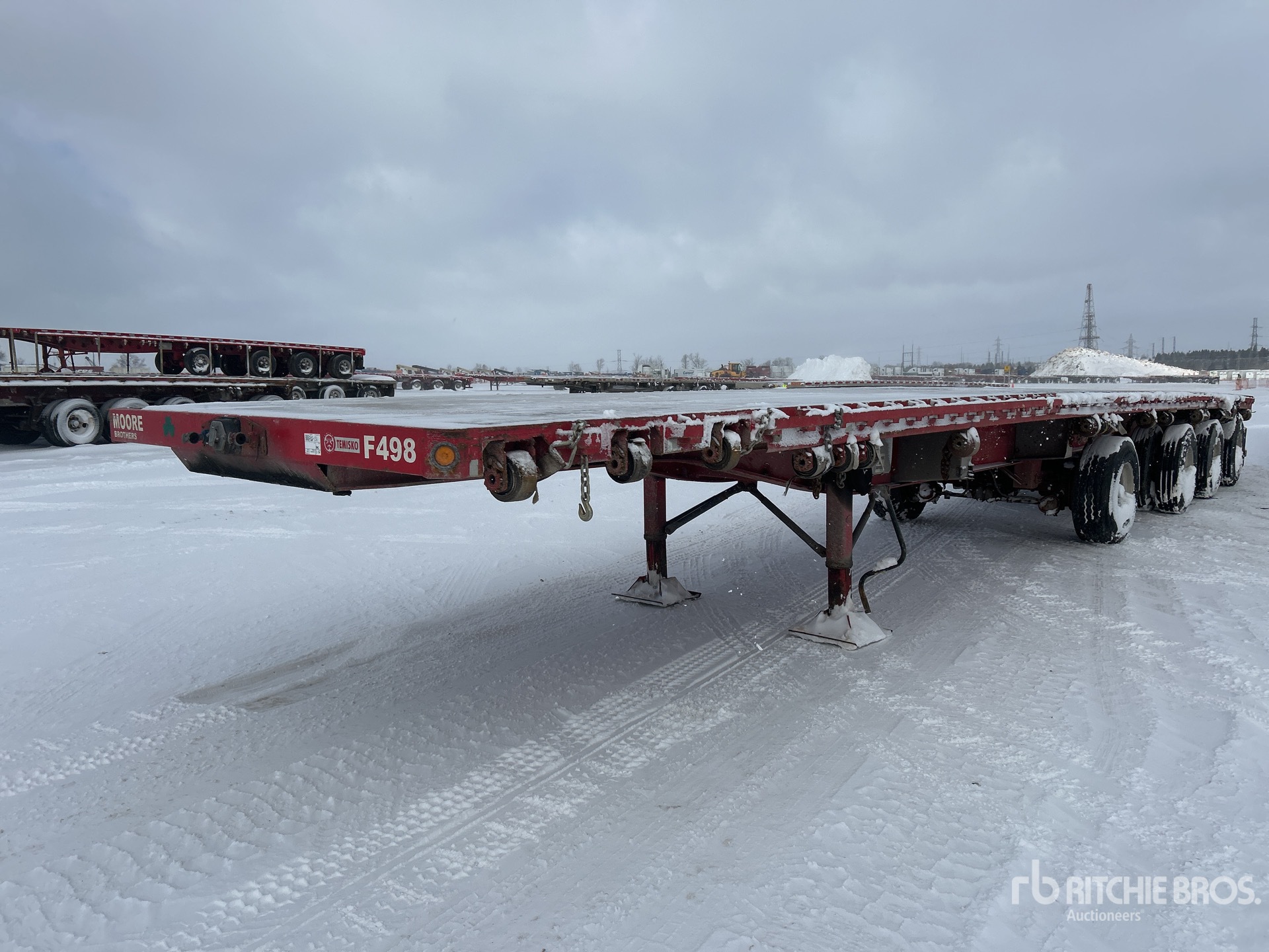 2021 Temisko FC-T4W-53 53 ft Quad/A Flatbed Trailer