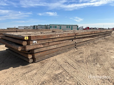 Quantity of (6) 8 ft x 40 ft Rig Mats