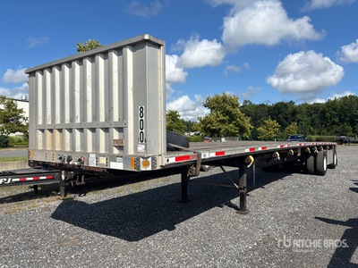 2006 Fontaine 48 ft T/A Spread Axle Flatbed Trailer