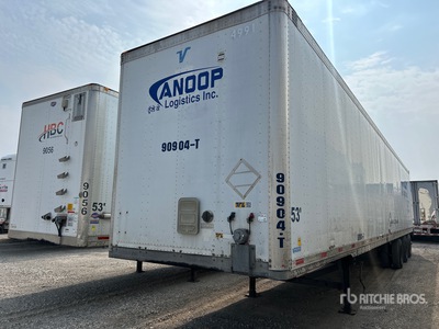 2007 Vanguard VIP4000 53 ft x 102 in Tri/A Van Trailer