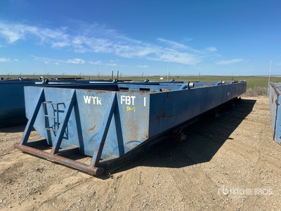 Metal Fabrication Skid-Mounted Flowback Tank
