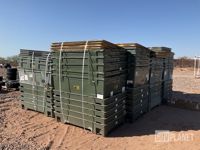 (40) Plastics Research Storage Containers
