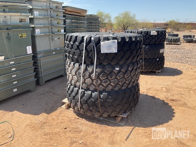 (3) Michelin 16.00R20 Tires