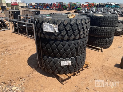 (3) Michelin 16.00R20 Tires
