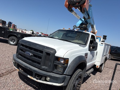 2008 Terex HI-RANGER LT 38 38 ft on 2008 Ford F-550 4x4 Bucket Truck (Inoperable)