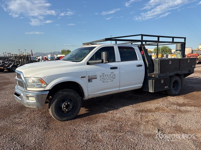2016 Ram 3500 4x4 Crew Cab Flatbed Truck