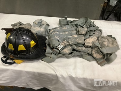 (1) Helmet, (2) First Aid Kit Pouches, (1) Survival Vest & Assorted Items