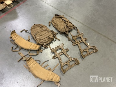 (27) Pack Frames, (9) Individual Equipment Belts & Assorted Items