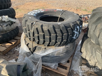 (2) Michelin 15.5/80R20 Tires