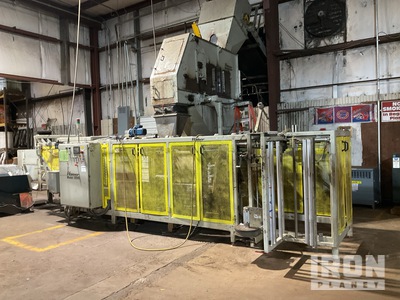 Hamer 2090 Electric Form Fill and Seal (FFS) Bagging Machine including Manual Hobbs Palletizer Attrezzatura per impianto industriale