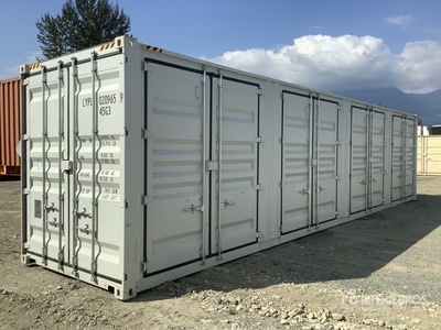 2025 40 ft High Cube Multi-Door Storage Container
