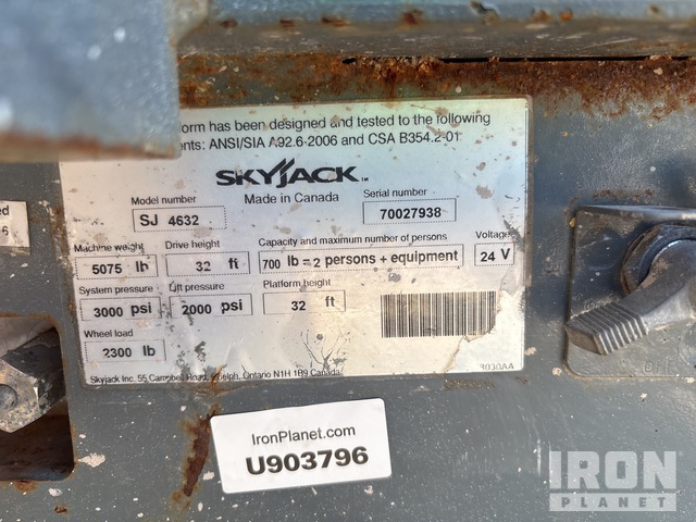 ELEVADOR TIJERA 2016 SKYJACK SJIII4632