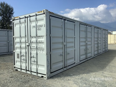 2025 40 ft High Cube Multi-Door Storage Container