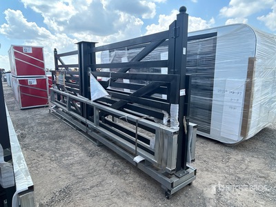 Suihe NFG-20FC-3 20 ft x 6 ft 9 in Wrought Iron Driveway Gate