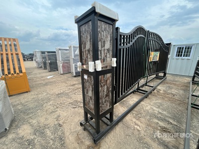 2025 Suihe NFG-20FGP-E 19 ft x 6 ft 7 in Wrought Iron Einfahrtstor