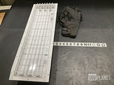 (50) Identification Markers, (4) Light Fixtures, (15) Cases & Assorted Items