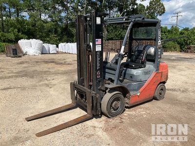 2016 Toyota 8FGU25 4650 lb Pneumatic Tire Forklift