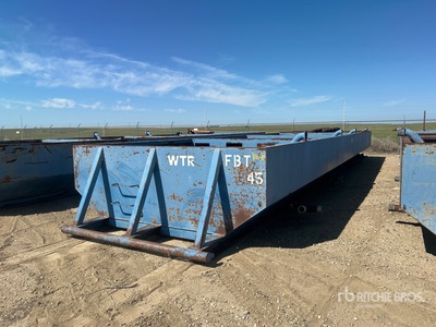 Metal Fabrication Skid-Mounted Flowback Tank