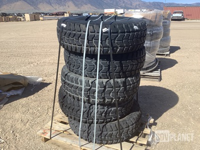 (5) Goodyear Wrangler 37x12.50R16.5LT Tires