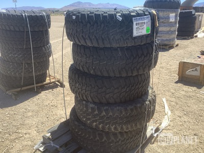 (5) Goodyear 37x12.50R16.5LT Tires