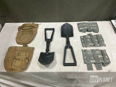 (36) Magazine Dump Pouches, (7) Entrenching Hand Tools, & Assorted Items
