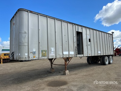 1975 Gindy C240E10 40 ft x 96 in T/A Van Trailer