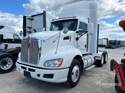 2013 Kenworth T660 6x4 Day Cab Truck Tractor
