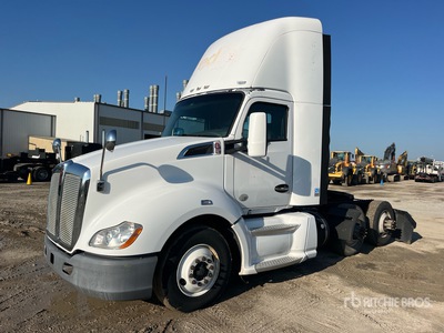 2014 Kenworth T-680 6x4 Day Cab Truck Tractor