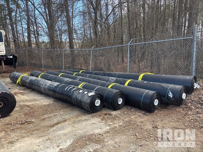 Quantity of (5) SKAPS HD-40S x 880 ft HDPE Geomembrane Divers  (Unused)