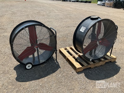 (2) Dayton 3C674F Air Circulator Fans