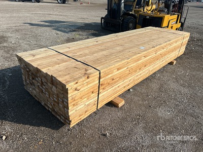 Quantity of 2 in x 4 in x 13 ft Lumber