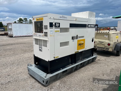 2019 Multiquip DCA-70SSIU4F 56 kW Skid-Mounted Generator