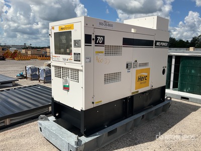 2019 Multiquip DCA-70SSIU4F 70 kVA 発電機セット (250-749 kw/310-950 kva)