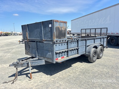 2013 San Diego Custom Trailer DG616LS 16 ft T/A Landscape Trailer