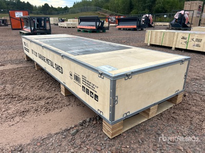TMG MS1020A 10 ft x 20 ft Garage Metal Stalla (Unused)