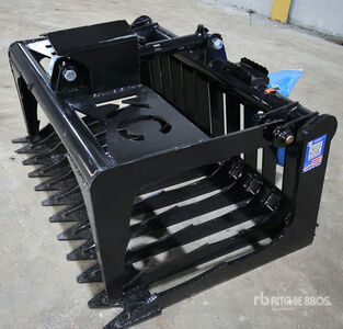 2025 Kit Containers QT-SG-S48 48 in Skeleton Skid Steer Grapple Bucket (Unused)