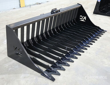 2025 Kit Containers QT-SB-H76-V3 76 in Skid Steer Screening Bucket (Unused)