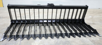 2025 Kit Containers QT-SB-L76-V3 76 in Skid Steer Screening Bucket (Unused)