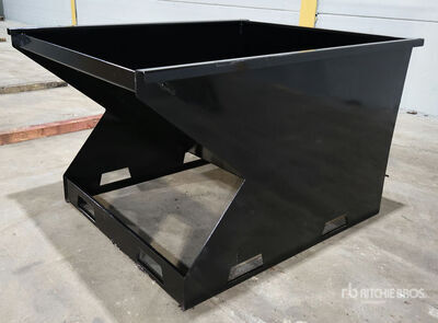 2025 Kit Containers 1.5YFT-SST 1.5 cyd Skid Steer Dump Hopper (Unused)