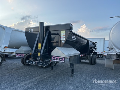 2023 GTC HR26 32 ft T/A Frameless End Dump Trailer